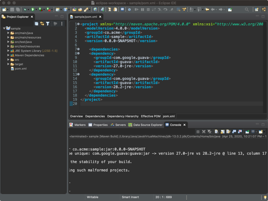 Detecting duplicate dependencies in Maven Andres Almiray